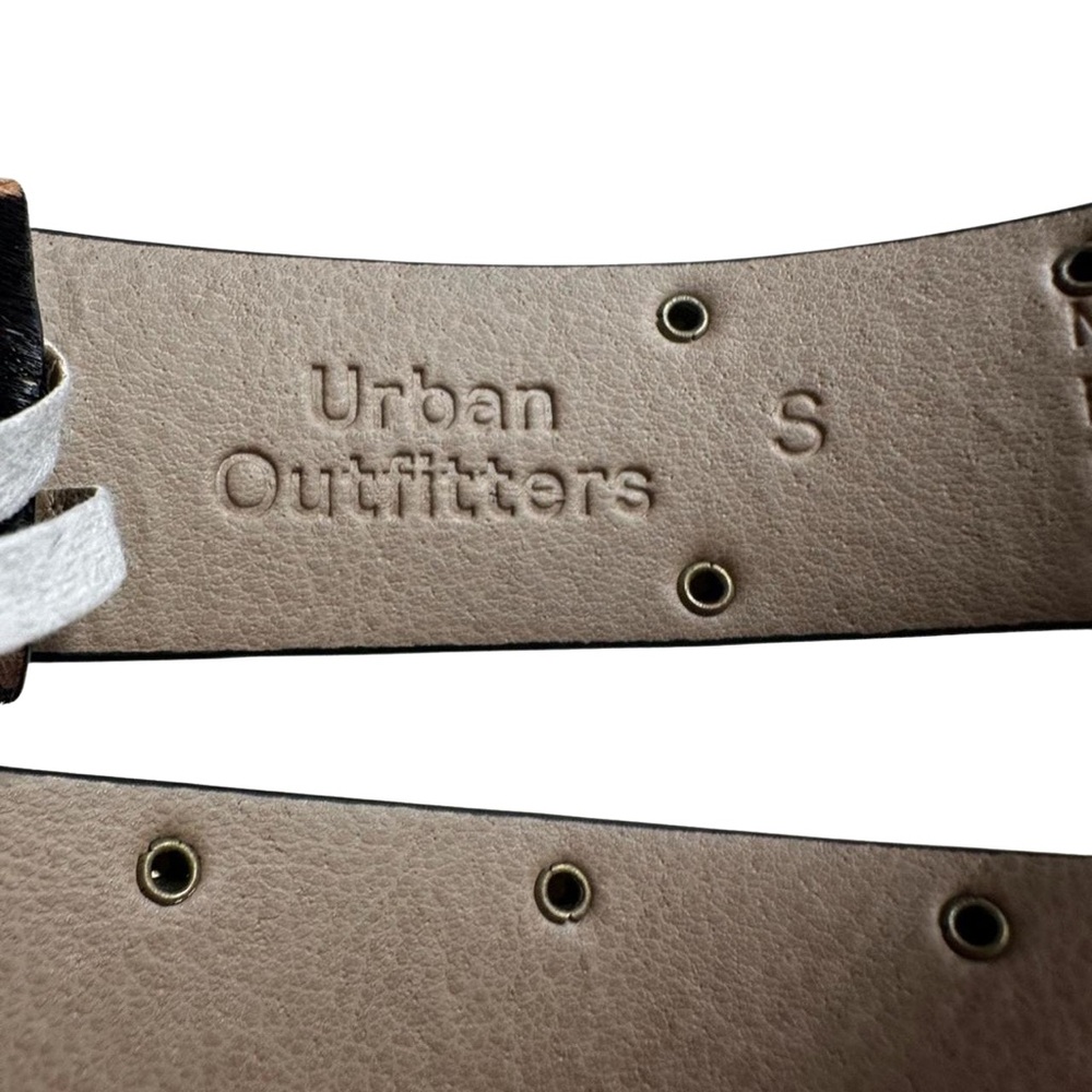 NWOT: Urban Outfitters Leopard Print Belt - Black and Tan - Picture 5 of 15